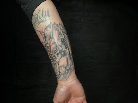 tattoos/ - Justin Hammontree Hound Head - 144547
